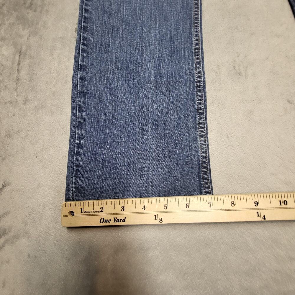 Levi's 514 Jeans Mens 36x30 Blue Straight‎ Medium Wash Denim Cotton Stretch - Picture 6 of 10